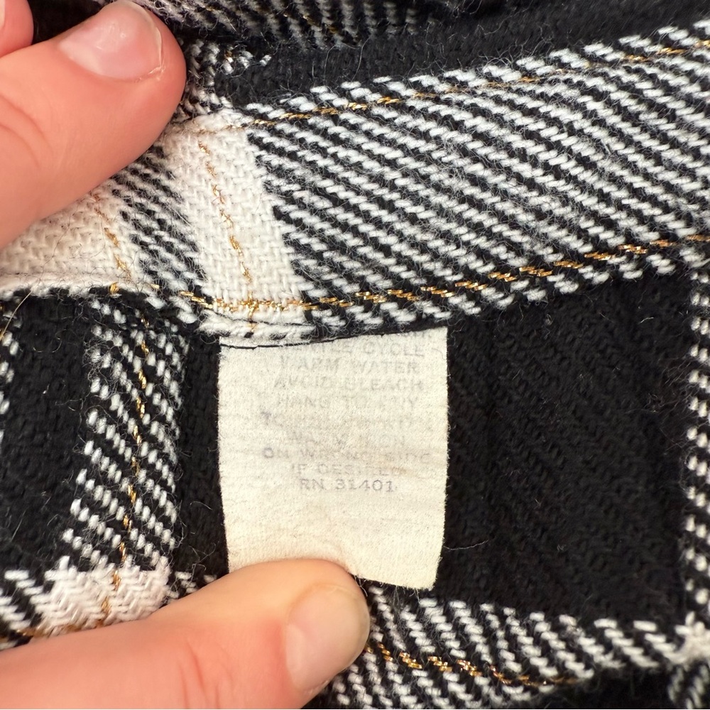 vintage plaid maxi skirt - Picture 5 of 5